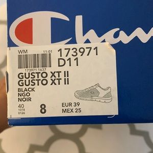 Women’s, size 8 black sneakers